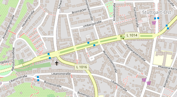 Friseur auf Satellitenbild