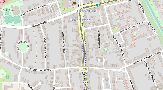 Friseur auf Satellitenbild