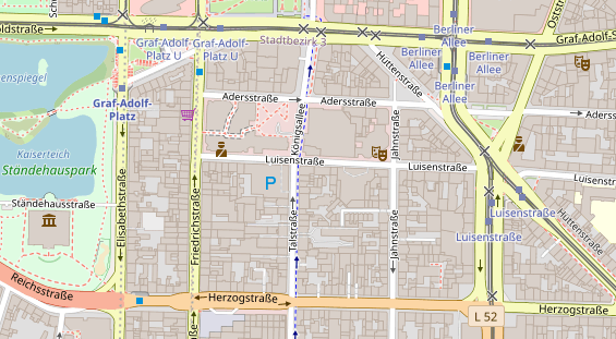 Friseur auf Satellitenbild