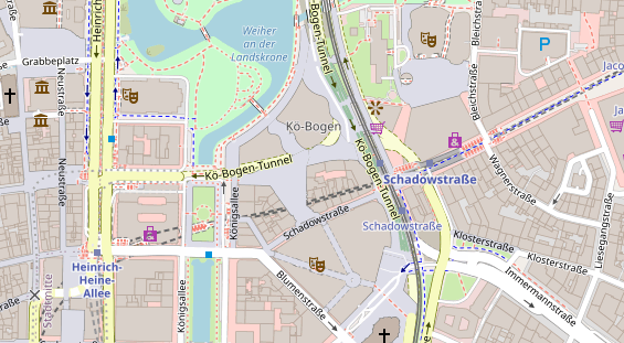 Friseur auf Satellitenbild