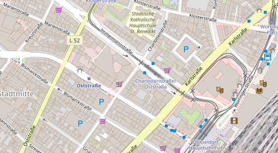 Friseur auf Satellitenbild