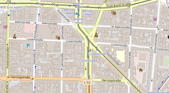 Friseur auf Satellitenbild