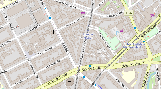 Friseur auf Satellitenbild