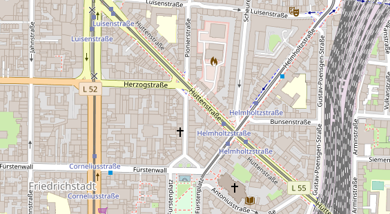 Friseur auf Satellitenbild