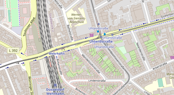 Friseur auf Satellitenbild