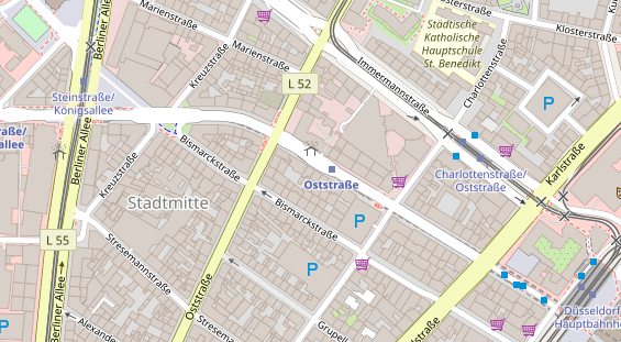 Friseur auf Satellitenbild