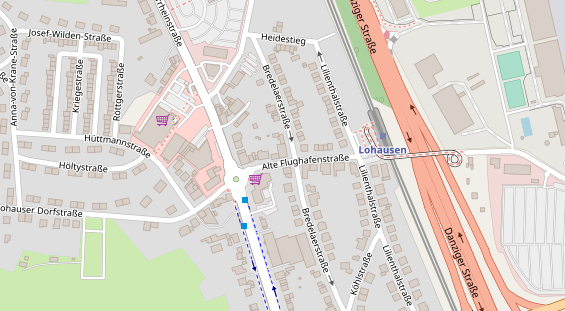 Friseur auf Satellitenbild