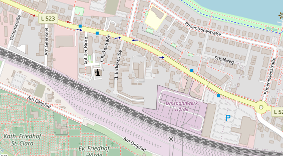 Friseur auf Satellitenbild