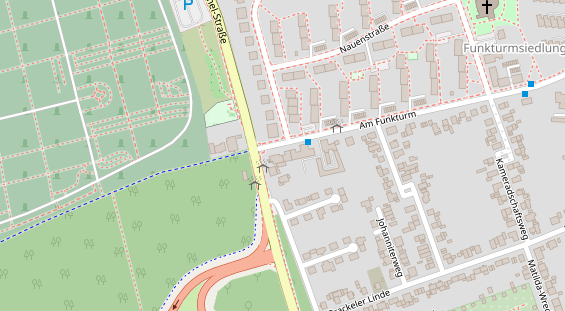 Friseur auf Satellitenbild