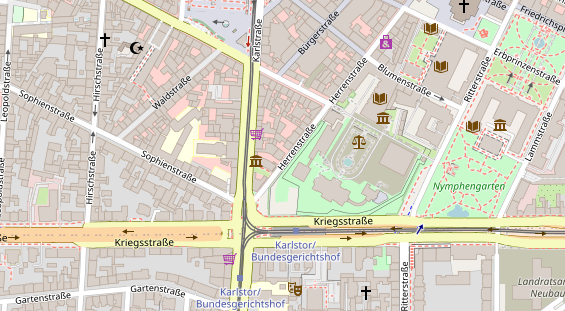 Friseur auf Satellitenbild