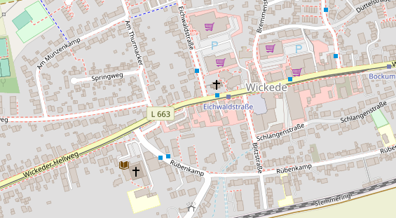 Friseur auf Satellitenbild