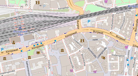 Friseur auf Satellitenbild