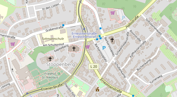 Friseur auf Satellitenbild