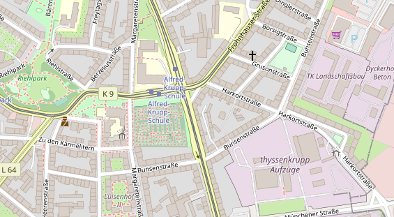 Friseur auf Satellitenbild