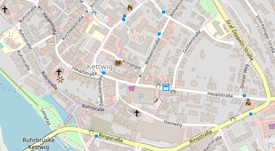 Friseur auf Satellitenbild