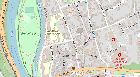 Friseur auf Satellitenbild