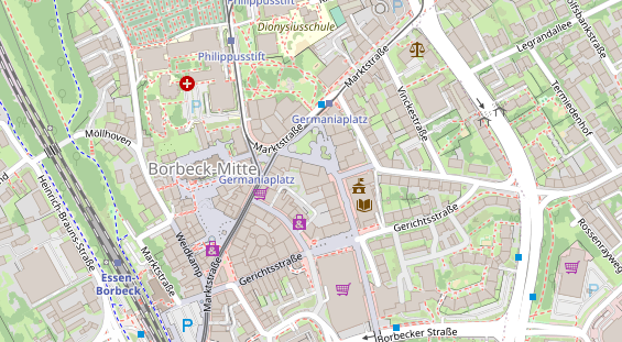 Friseur auf Satellitenbild