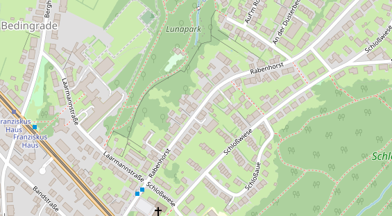 Friseur auf Satellitenbild