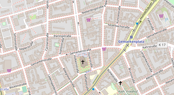 Friseur auf Satellitenbild