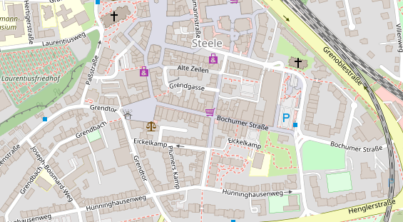 Friseur auf Satellitenbild