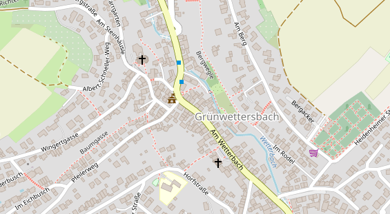 Friseur auf Satellitenbild