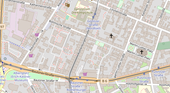 Friseur auf Satellitenbild