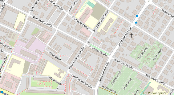 Friseur auf Satellitenbild