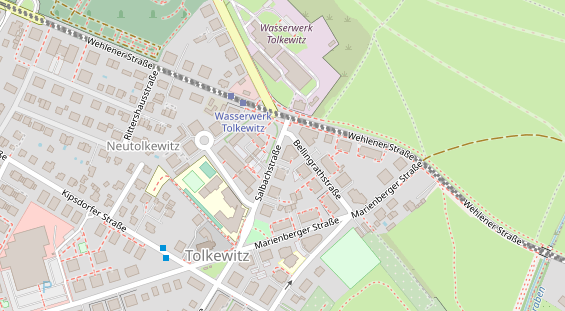 Friseur auf Satellitenbild