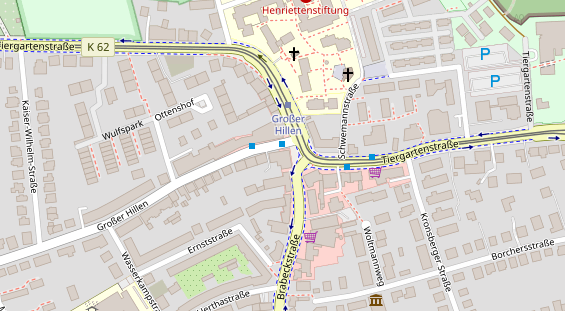 Friseur auf Satellitenbild