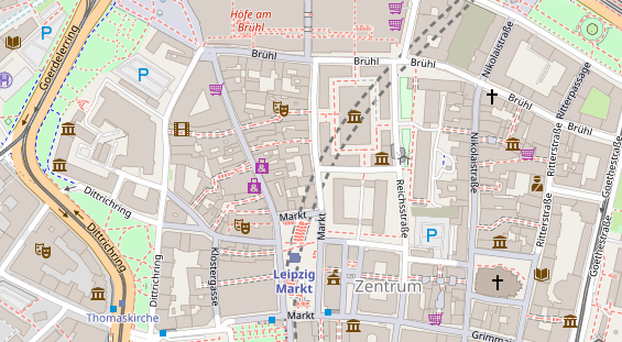 Friseur auf Satellitenbild