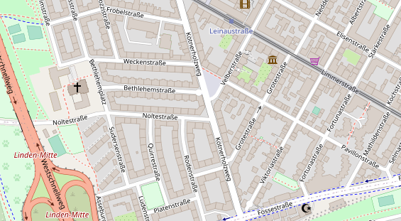 Friseur auf Satellitenbild