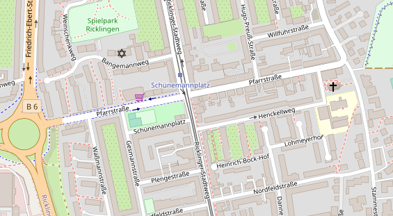 Friseur auf Satellitenbild