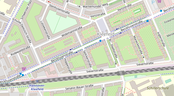 Friseur auf Satellitenbild