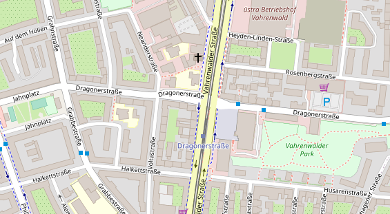 Friseur auf Satellitenbild