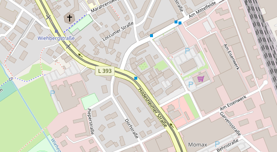 Friseur auf Satellitenbild