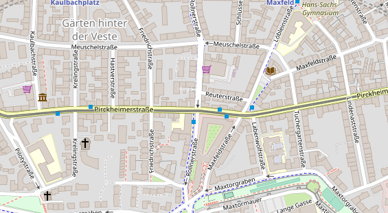 Friseur auf Satellitenbild