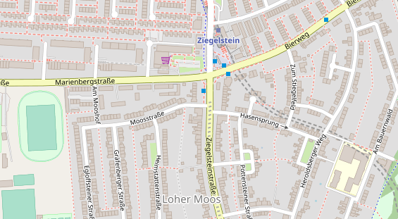 Friseur auf Satellitenbild