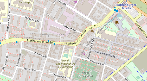 Friseur auf Satellitenbild