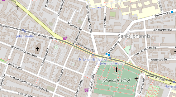 Friseur auf Satellitenbild