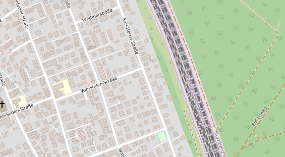 Friseur auf Satellitenbild