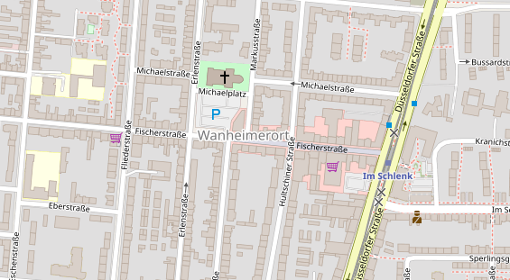 Friseur auf Satellitenbild