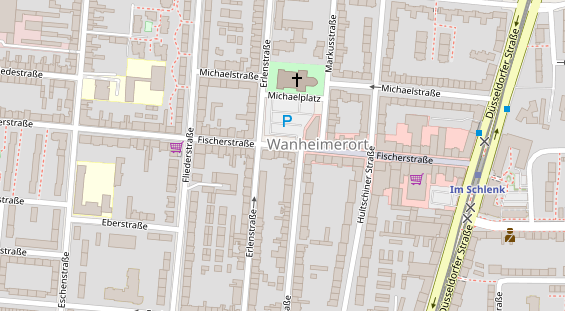 Friseur auf Satellitenbild