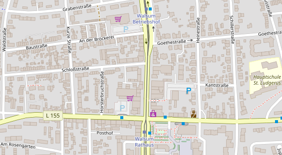 Friseur auf Satellitenbild