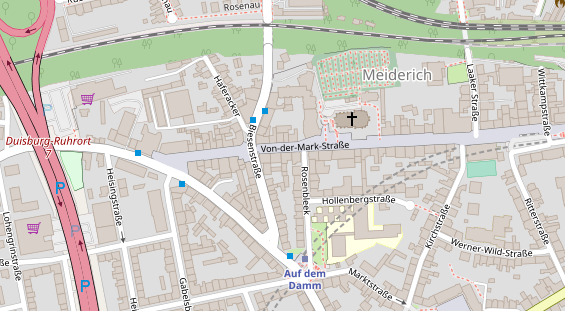 Friseur auf Satellitenbild