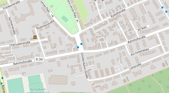 Friseur auf Satellitenbild