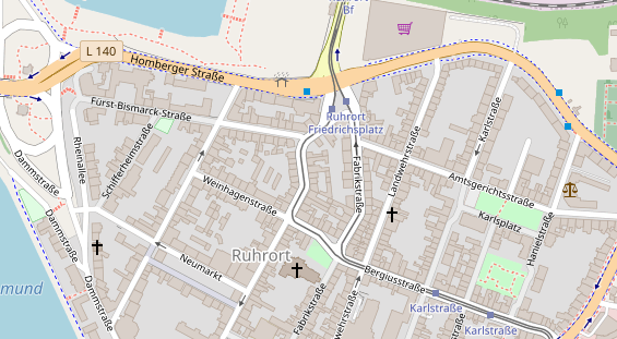 Friseur auf Satellitenbild