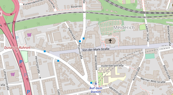 Friseur auf Satellitenbild