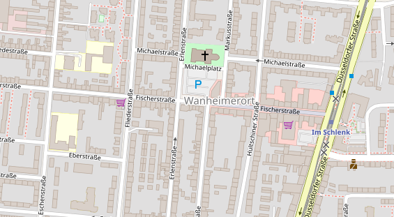 Friseur auf Satellitenbild