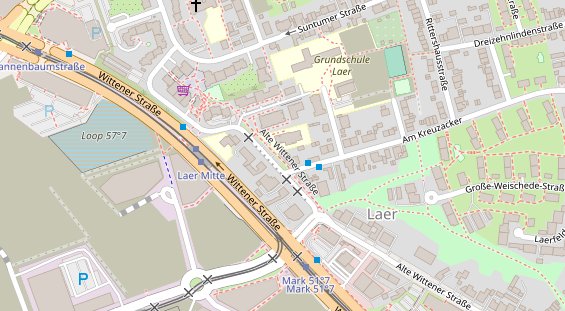 Friseur auf Satellitenbild