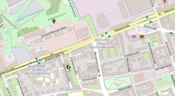 Friseur auf Satellitenbild